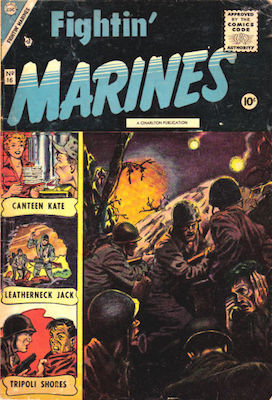 Fightin' Marines #17. Matt Baker cover. Click for values