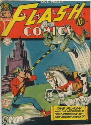 Flash Comics #34: Click Here for Values