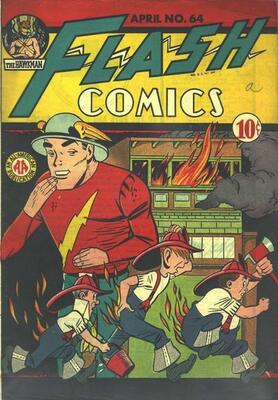 Origin and First Appearance, Monocle, Flash Comics #64, DC Comics, 1945. Click for value