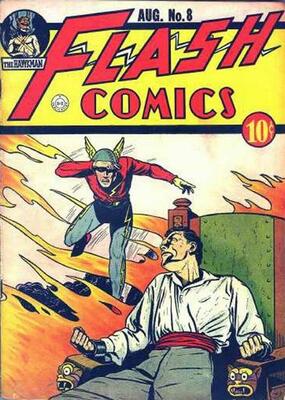 Flash Comics #8: Click Here for Values