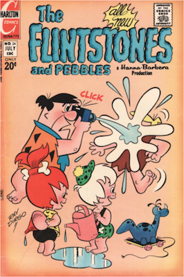 The Flintstones and Pebbles #24. Click for values.