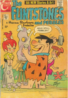 The Flintstones and Pebbles #4. Click for values.
