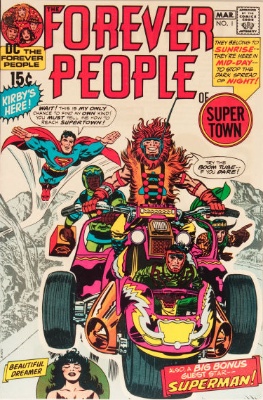 Forever People #1 (Marvel, 1971): First Full Appearance of Darkseid. Click for values