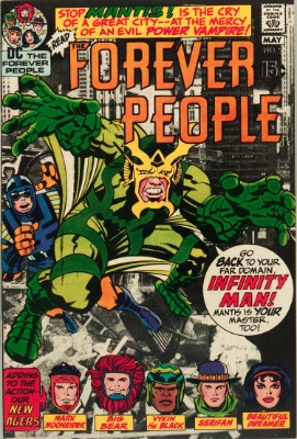 Origin and First Appearance, DeSaad, Forever People #2, DC Comics, 1971. Click for value