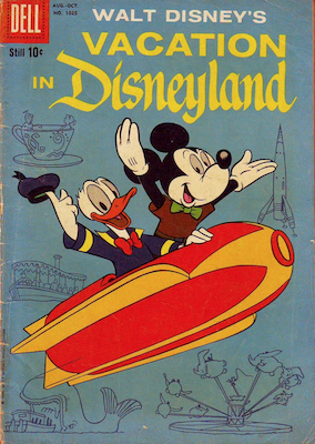 Four Color #1025: Vacation in Disneyland, Carl Barks art on 24 pages. Click for values.