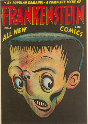 Frankenstein Comics #1: Click Here for Values