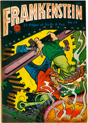 Frankenstein Comics #14: Click Here for Values