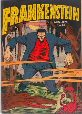 Frankenstein Comics #20: Click Here for Values