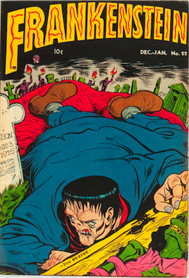 Frankenstein Comics #22: Click Here for Values