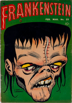 Frankenstein Comics #23: Click Here for Values