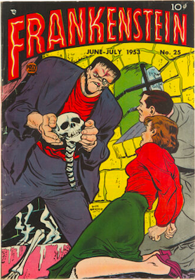 Frankenstein Comics #25: Click Here for Values