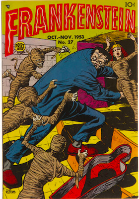 Frankenstein Comics #27: Click Here for Values