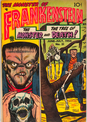 Frankenstein Comics #31: Click Here for Values