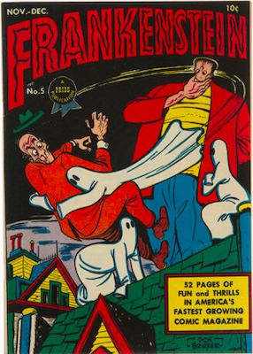 Frankenstein Comics #5: Click Here for Values