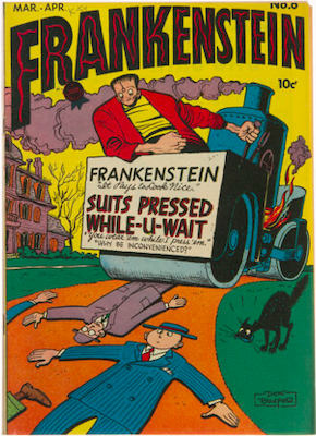 Frankenstein Comics #6: Click Here for Values