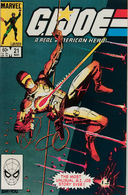 G. I. Joe #21 (1984): First Appearance of Snake Eyes and Storm Shadow; So-called 