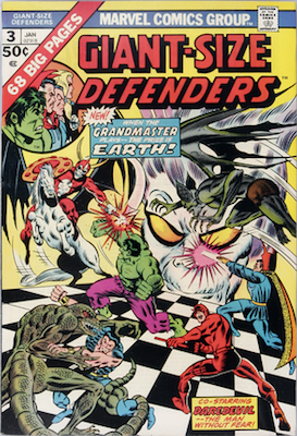 100 Hot Comics: Giant-Size Defenders #3, 1st Appearance of Korvac. Click to buy a copy at Goldin