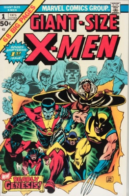 Marvel published many special editions and summer specials, or annuals for the Christmas market. Here's Giant-Size X-Men #1.