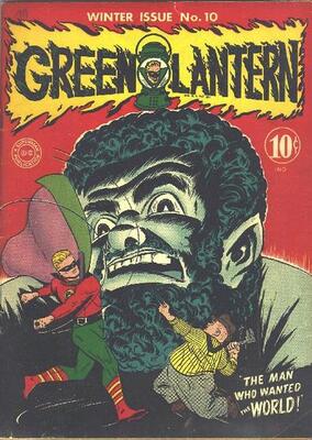 Origin and First Appearance, Vandal Savage, Green Lantern #10, DC Comics, 1944. Click for value
