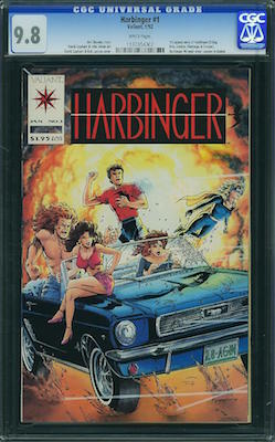 Owning a copy of Harbinger #1 from 1992 in CGC 9.8 shape with coupons intact is a good idea. Click to find yours at Goldin