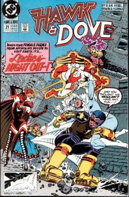 Origin and First Appearance, Malice Vundabar, Hawk and Dove (vol. 2) #21, DC Comics, 1991. Click for value