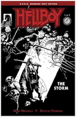 Hellboy: The Storm #1 Sketch Cover: Click Here for Values
