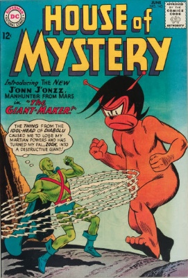 House of Mystery #143: (June, 1964) First Appearance of Martian Manhunter in HoM. Click for value