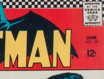 How to identify DC Comics: When DC printed issue #s on a darker background, it can be much more difficult to see them.