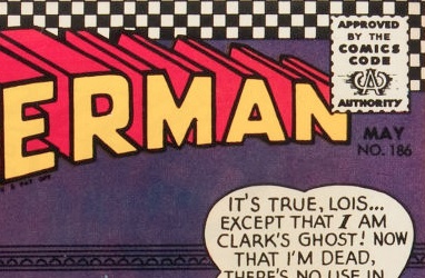 How to identify DC Comics: The dark purple background with black text here is a good example of some old DC issues hard to identify.