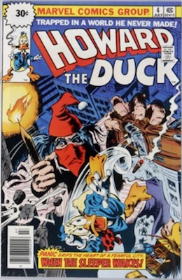 Howard the Duck #4 30 Cent Variant May, 1976. Starburst Price