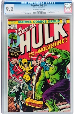 You can barely tell the difference between a good 9.2 and a 9.4. Incredible Hulk #181 is a great investment, but wouldn't you rather have a high-grade #180 as well, for the same money?