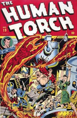 Human Torch #19: Click Here for Values