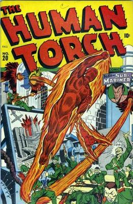 Human Torch #20: Click Here for Values