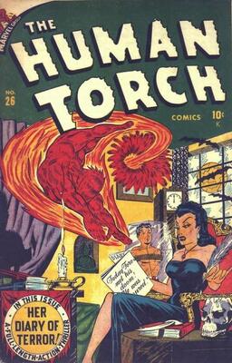 Human Torch Comics With Values