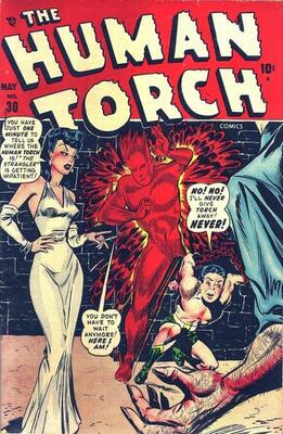 Human Torch #30: Click Here for Values