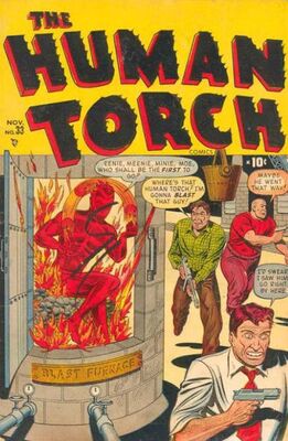 Human Torch #33: Click Here for Values