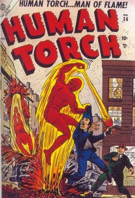 Human Torch #36: Click Here for Values