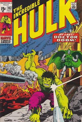 Incredible Hulk #143: Click Here for Details