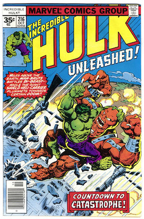 Incredible Hulk #216 35 Cent Variant