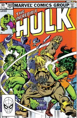 Incredible Hulk #282: Click Here for Values