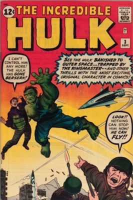 Incredible Hulk #3 (1962). Click for current values