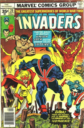 Invaders #20 Marvel 35 Cent Price Variants