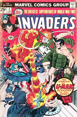 Invaders #7 Values and Pricing, Marvel Comics