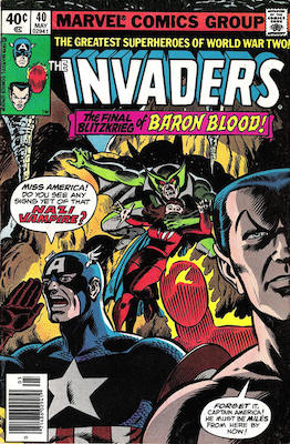 Invaders #40: Click Here for Values