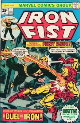 Iron Fist #1 (1975): First in New Series after Marvel Premiere. Click for value