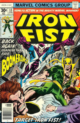 Iron Fist #13: Click Here for Values
