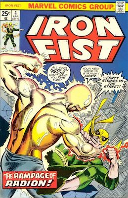 Iron Fist #4: Click Here for Values
