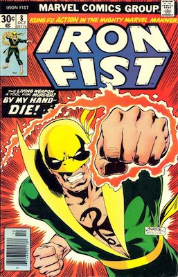 Iron Fist #8: Click Here for Values