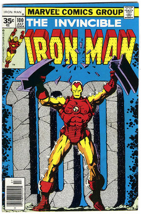 Iron Man #100 Marvel 35 Cent Price Variant