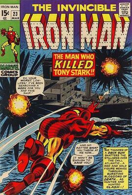 Iron Man #23: Click Here for Values